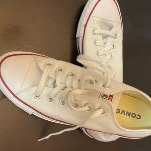 White Concerse. Brand new without tags.